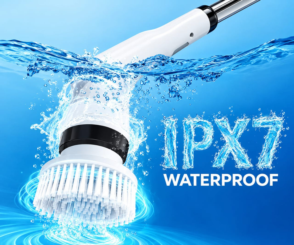 9-in-1 Cordless Electric Spin Scrubber – Rechargeable Multi-Purpose Cleaning Brush