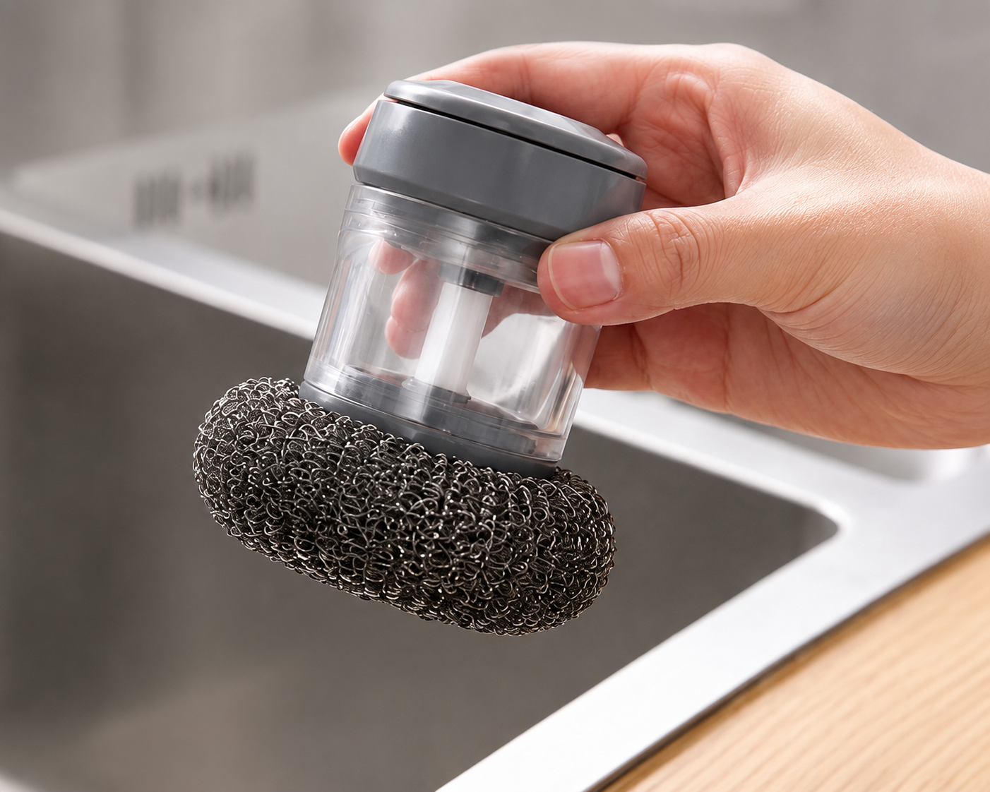 Kitchen soap dispenser