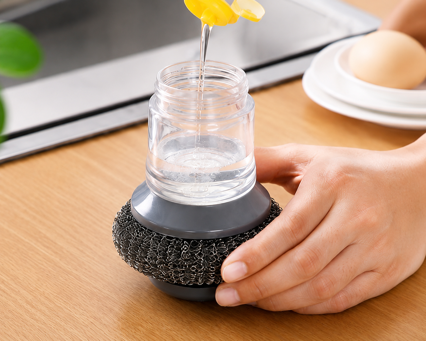 Kitchen soap dispenser